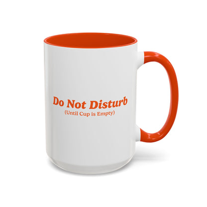 Do Not Disturb Mug - Orange