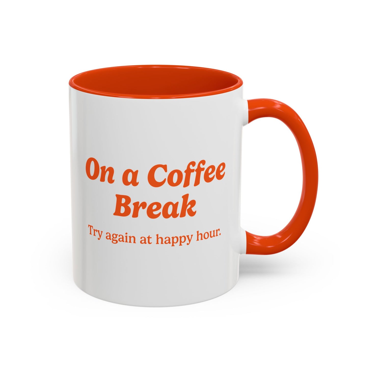On a Coffee Break Mug - Orange