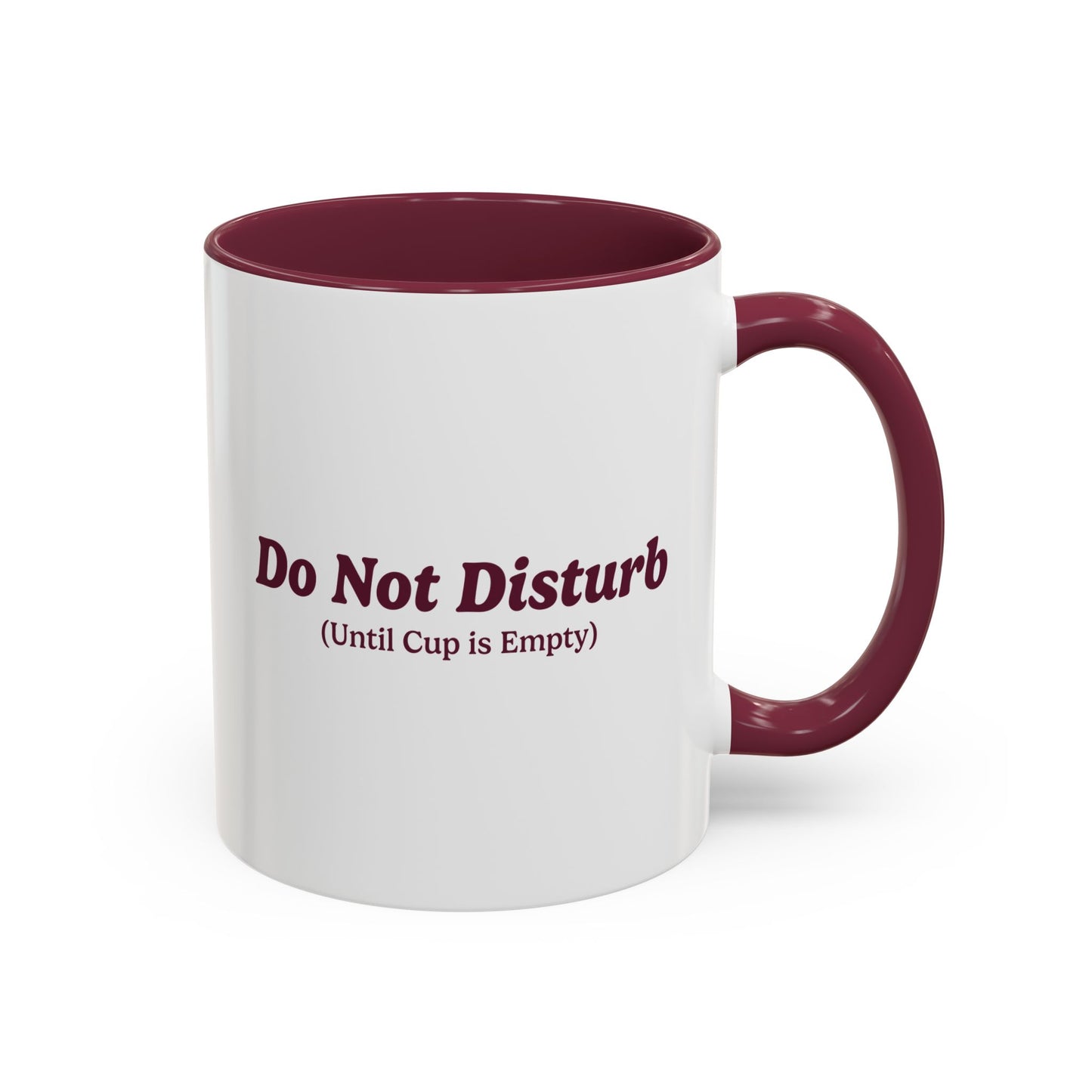Do Not Disturb Mug - Burgundy