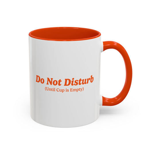 Do Not Disturb Mug - Orange