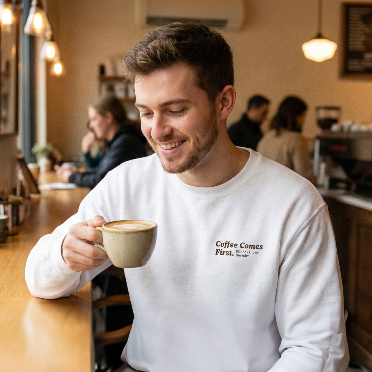 Coffee Comes First Crewneck