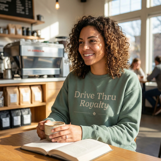 Drive Thru Royalty Crewneck