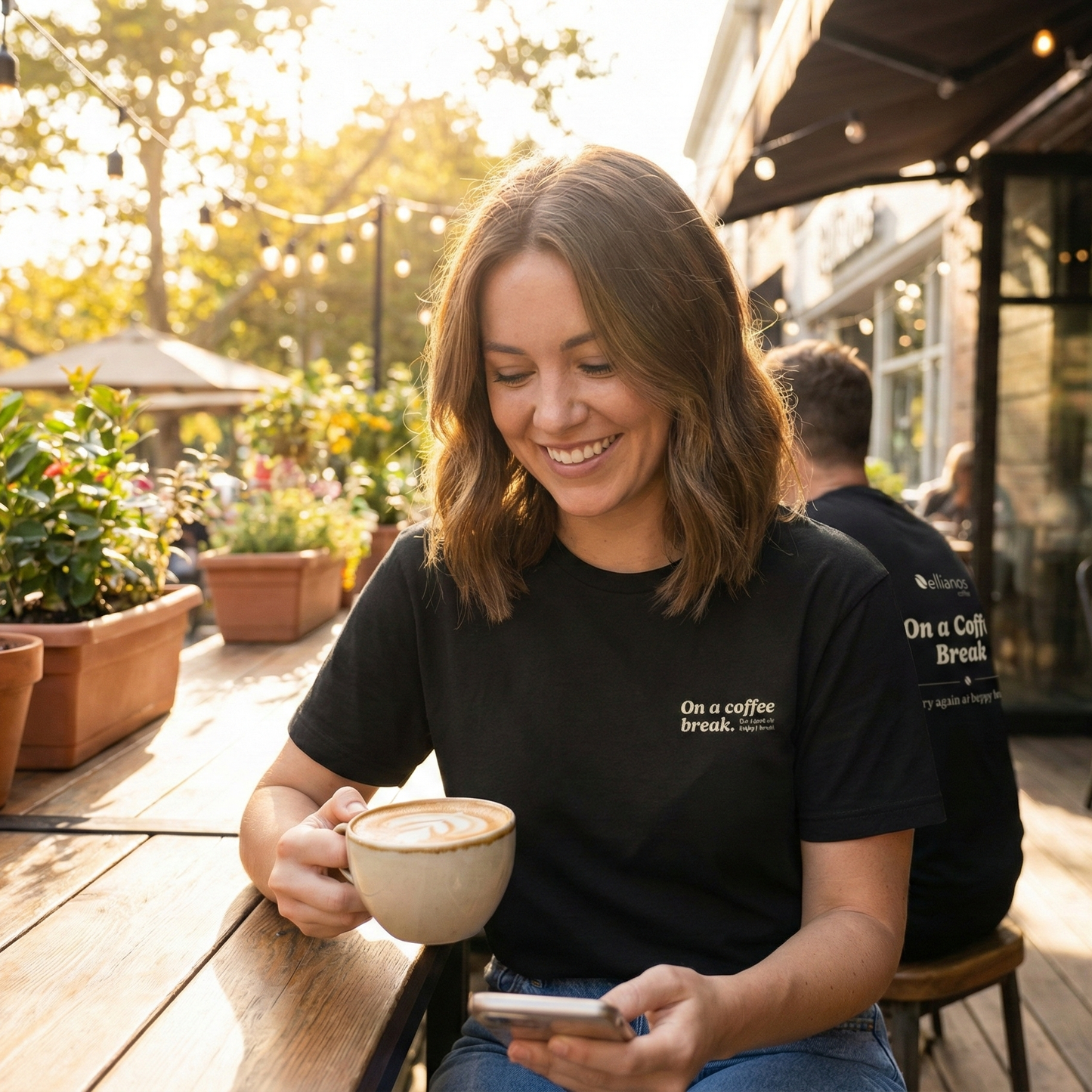 On a Coffee Break T-Shirt